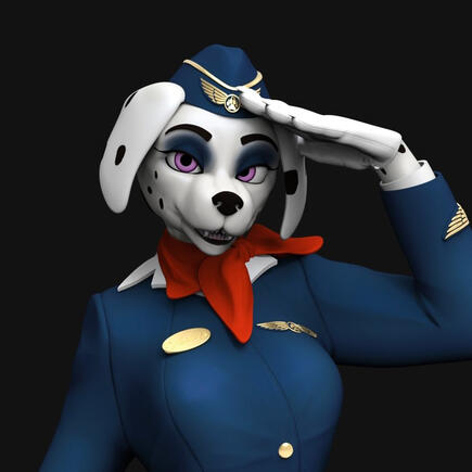 Flight attendant Vivienne